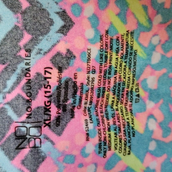 💥5/$15💥  No Boundaries Colorful  Women's Tank Top  XL - Picture 4 of 4